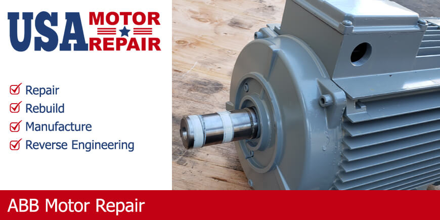 abb motor repair rebuild manufacture